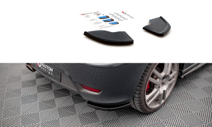 Maxton Rear Side Splitters Seat Ibiza Cupra Mk3 - Gloss Black
