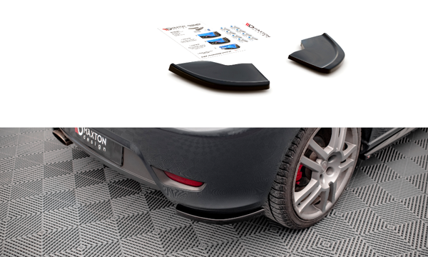 Maxton Rear Side Splitters Seat Ibiza Cupra Mk3 - Gloss Black