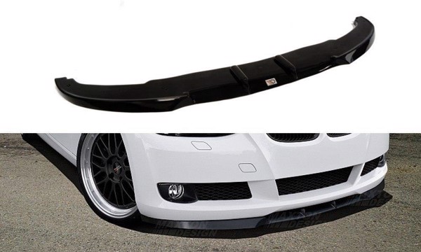 Maxton Front Splitter BMW 3 E92 / E93 (Preface Model) - Gloss Black