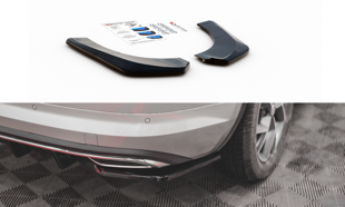 Maxton Rear Side Splitters Skoda Kodiaq Mk1 Sportline - Gloss Black