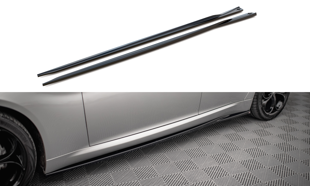 Maxton Side Skirts Diffusers Alfa Romeo Giulia Sport - Gloss Black