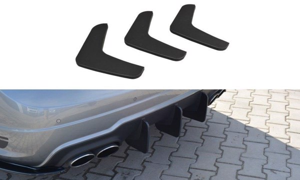 Maxton Rear Diffuser V.1 Mercedes C W204 Amg-Line (Facelift)