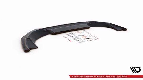 Maxton Front Splitter Fiat 500 Abarth Mk1 Facelift - Gloss Black