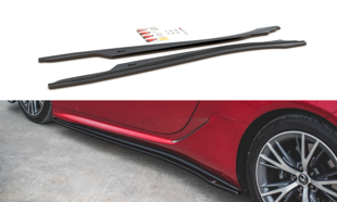 Maxton Side Skirts Diffusers Lexus Lc 500 - Gloss Black