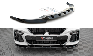 Maxton Front Splitter V.1 BMW X6 M-Pack G06 - Gloss Black