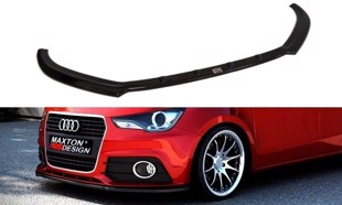 Maxton Front Splitter Audi A1 8X - Gloss Black