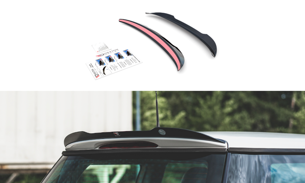 Maxton Spoiler Cap Mini Cooper / One R50 - Gloss Black