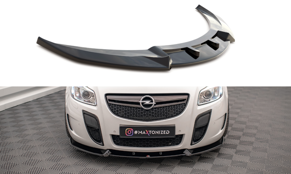 Maxton Front Splitter V.2 Opel Insignia Opc Mk1 - Gloss Black