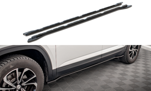 Maxton Side Skirts Diffusers Volkswagen Atlas Cross Sport - Gloss Black