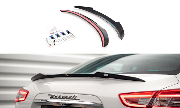 Maxton Spoiler Cap Maserati Ghibli Mk3 - Gloss Black