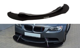 Maxton Front Racing Splitter BMW M3 E92 / E93 (Preface Model) - ABS+Gloss Black