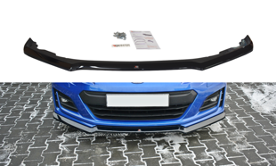 Maxton Front Splitter V.2 Subaru Brz Facelift - Gloss Black