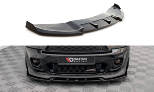 Maxton Front Splitter V.3 Mini Cooper John Cooper Works R56 - Gloss Black