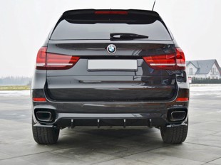 Maxton Rear Side Splitters BMW X5 F15 M-Pack - Gloss Black