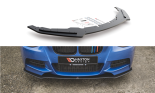 Maxton Racing Durability Front Splitter BMW M135I F20 - Black-Red