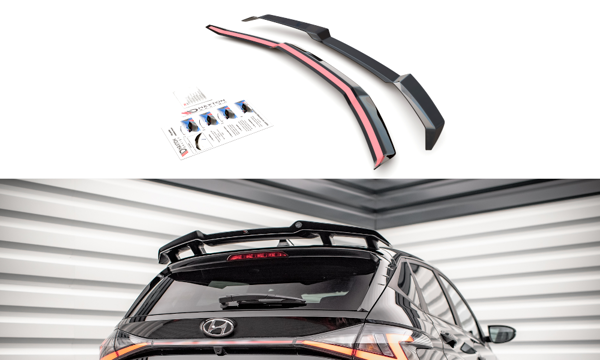Maxton Spoiler Cap Hyundai I20 N Mk3 - Gloss Black