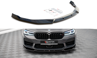 Maxton Front Splitter V.1 BMW M5 F90 Facelift - Gloss Black
