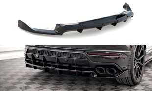 Maxton Central Rear Splitter (With Vertical Bars) Lamborghini Urus Mk1