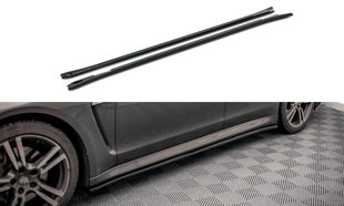 Maxton Side Skirts Diffusers V.2 Porsche Panamera / Panamera Diesel / Panamera Turbo 970 - Gloss Black