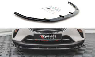 Maxton Front Splitter V.1 Mazda Cx-3 - Gloss Black