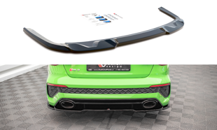 Maxton Central Rear Splitter Audi RS3 Sedan 8Y - Gloss Black
