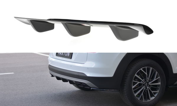 Maxton Rear Valance Hyundai Tucson Mk3 Facelift - Gloss Black