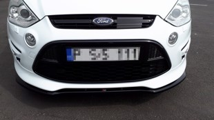 Maxton Front Splitter Ford S-Max Titanium Mk1 Fl - Gloss Black