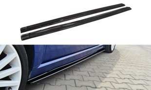 Maxton Side Skirts Diffusers Ford Mondeo Mk3 St220 - Gloss Black