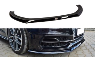 Maxton Front Splitter Audi S3 / A3 S-Line 8V Hatchback / Sportback - Gloss Black