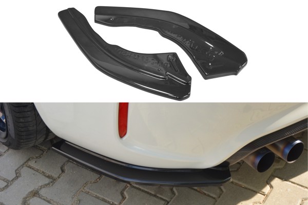 Maxton Rear Side Splitters BMW M2 (F87) Coupé - Gloss Black