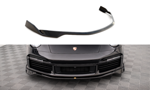 Maxton Front Splitter Porsche 911 Turbo S 992 - Gloss Black