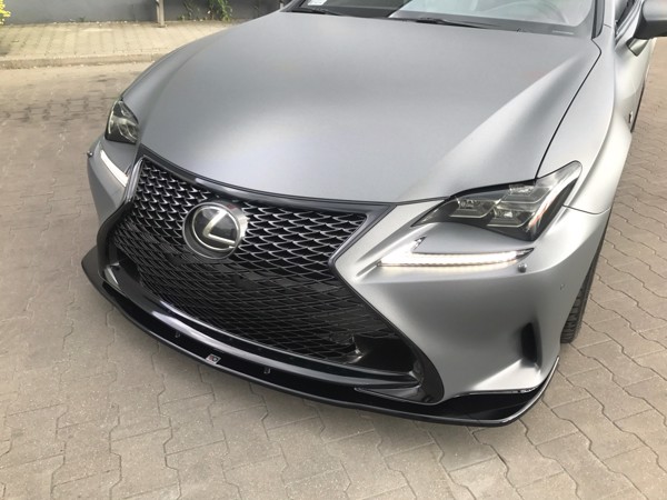 Maxton Front Splitter V.1 Lexus Rc - Gloss Black