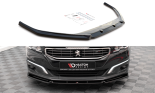 Maxton Front Splitter V.1 Peugeot 508 Gt Mk1 Facelift - Gloss Black