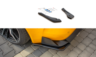 Maxton Rear Side Splitters V.1 Toyota Supra Mk5 - Gloss Black