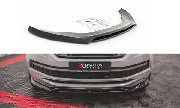 Maxton Front Splitter Skoda Kodiaq Mk1 Sportline/RS - Gloss Black