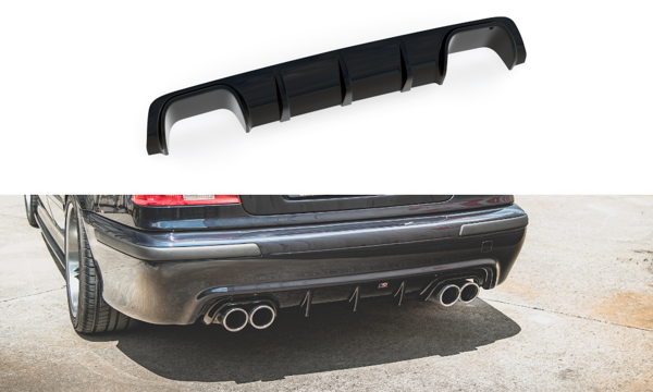Maxton Rear Valance BMW M5 E39 - Gloss Black
