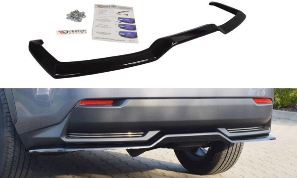Maxton Central Rear Splitter Lexus Nx Mk1 H (Without Vertical Bars) - Gloss Black