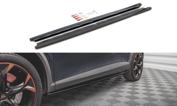 Maxton Side Skirts Diffusers Cupra Formentor - Gloss Black