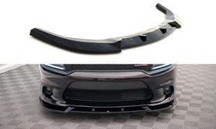 Maxton Front Splitter V.2 Dodge Charger Srt Mk7 Facelift - Gloss Black