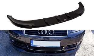 Maxton Front Splitter Audi A3 8P (Preface Model) 2003-2005 - Gloss Black