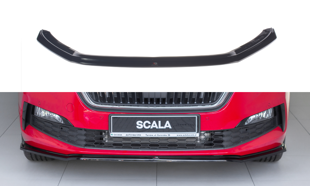 Maxton Front Splitter V.3 Skoda Scala - Gloss Black