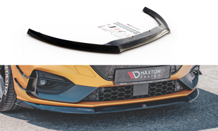 Maxton Front Splitter V.8 Ford Focus St / St-Line Mk4 - Gloss Black