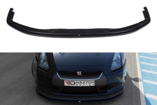 Maxton Front Splitter V.2 Nissan Gt-R Preface Coupe (R35-Series) - Gloss Black