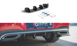Maxton Rear Valance Mercedes-Benz Cla Shooting Brake Amg-Line X118 - Gloss Black