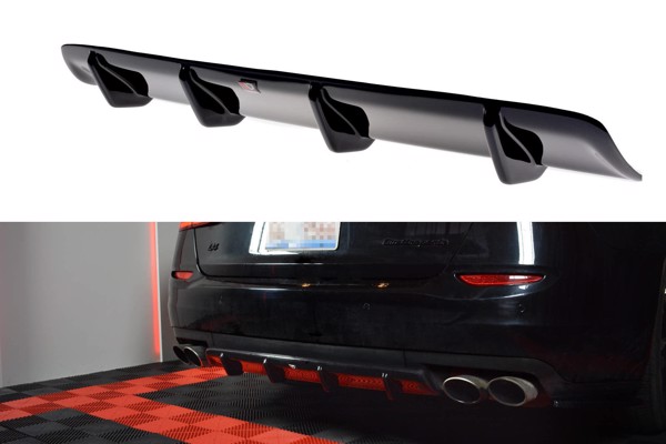 Maxton Rear Valance Maserati Quattroporte Mk.6 Preface - Gloss Black