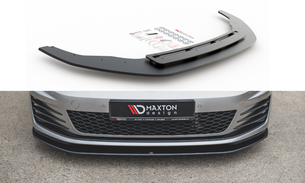 Maxton Racing Durability Front Splitter VW Golf 7 Gti - Red