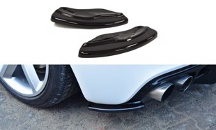 Maxton Rear Side Splitters Audi TT S 8J - Gloss Black