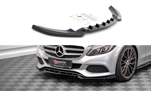 Maxton Front Splitter Mercedes-Benz C W205 - Gloss Black
