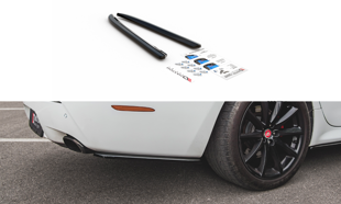 Maxton Rear Side Splitters Jaguar Xj X351 - Gloss Black