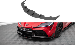 Maxton Street Pro Front Splitter Toyota Supra Mk5 - Black-Red